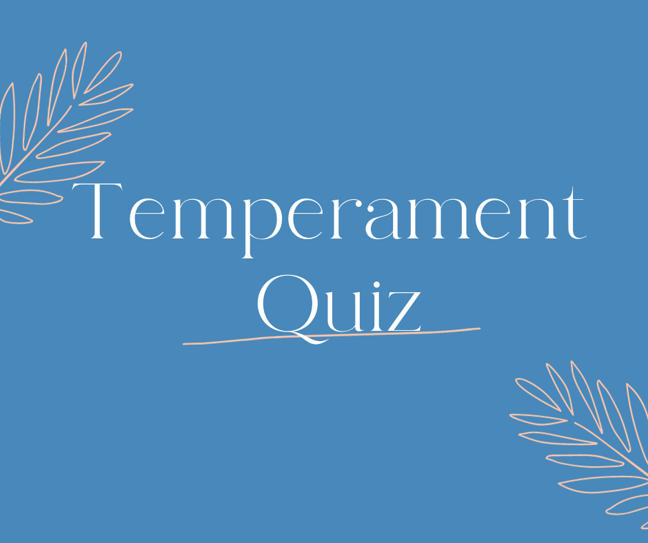 Temperament Quiz